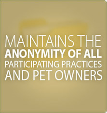 Maintains the anonymity of all participating practices and pet owners